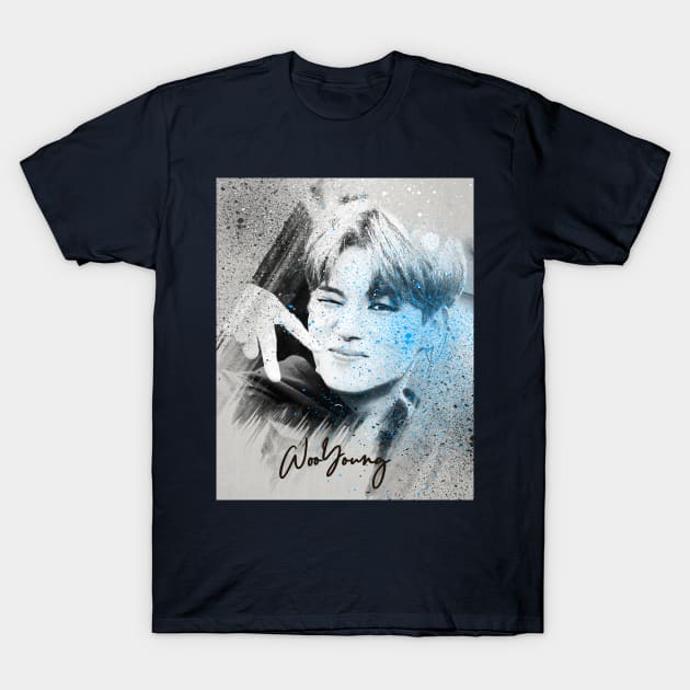 ATEEZ Wooyoung T-Shirt by GalleryArtField